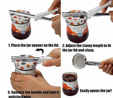 Load image into Gallery viewer, Adjustable Stainless Steel Can Opener