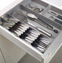 Load image into Gallery viewer, Compact Cutlery Organizer | Kitchen Drawer Organizer
