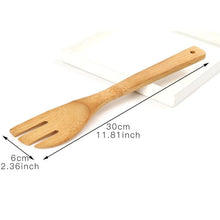 Load image into Gallery viewer, 6 Pieces Heat Resistant Bamboo Cooking Utensils
