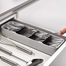 Load image into Gallery viewer, Compact Cutlery Organizer | Kitchen Drawer Organizer
