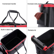 Load image into Gallery viewer, Foldable Waterproof Fishing Bucket
