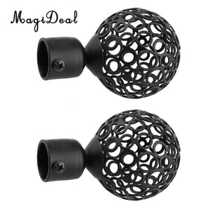 22mm Dia Drapery Curtain Rod Iron Ends