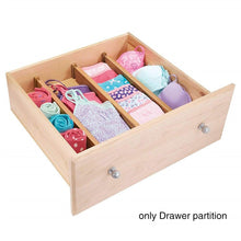 Load image into Gallery viewer, Adjustable Bamboo Drawer Organizer Pack Of 4
