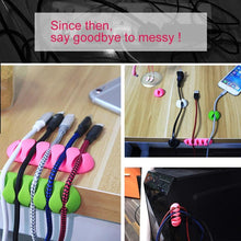 Load image into Gallery viewer, Desktop &amp; Phone Cables organizer
