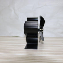 Load image into Gallery viewer, 4 Blade Thermal Heat Powered Pellet Stove Fan
