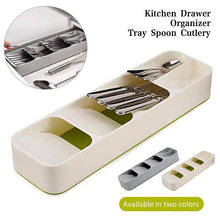 Load image into Gallery viewer, Compact Cutlery Organizer | Kitchen Drawer Organizer

