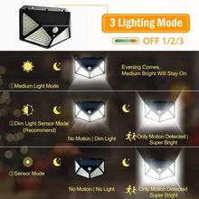 Load image into Gallery viewer, Solar Powered LED Wall Lights With Sensor Control
