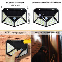 Load image into Gallery viewer, Solar Powered LED Wall Lights With Sensor Control
