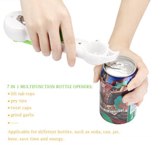 Load image into Gallery viewer, 7 in 1 Creative Multi-function Can Opener With Grinding Garlic Kitchen Tools
