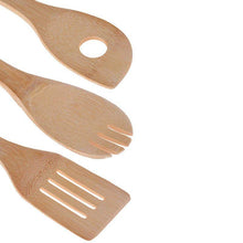 Load image into Gallery viewer, Bamboo Cooking Utensils Set Pack Of 7
