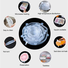 Load image into Gallery viewer, Stretchable Food Silicone Lid-6 Pieces
