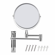 Load image into Gallery viewer, Dual-Sided Wall Mount Make-Up Mirror 1X/5X
