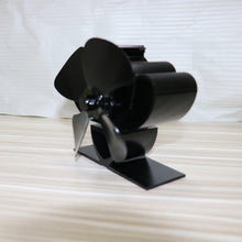 Load image into Gallery viewer, 4 Blade Thermal Heat Powered Pellet Stove Fan
