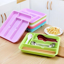 Load image into Gallery viewer, Compact Cutlery Organizer | Kitchen Drawer Organizer
