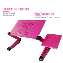Load image into Gallery viewer, Ergonomic Adjustable Laptop Desk
