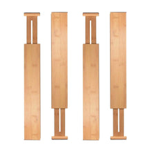 Load image into Gallery viewer, Adjustable Bamboo Drawer Organizer Pack Of 4
