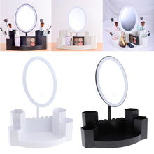 Load image into Gallery viewer, LED Vanity Makeup Mirror with Storage Space
