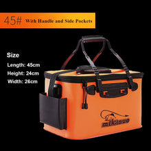 Load image into Gallery viewer, Foldable Waterproof Fishing Bucket
