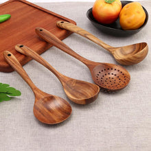 Load image into Gallery viewer, Wooden Kitchen Cooking Utensil Set
