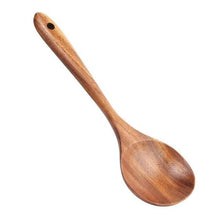 Load image into Gallery viewer, Wooden Kitchen Cooking Utensil Set
