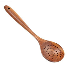 Load image into Gallery viewer, Wooden Kitchen Cooking Utensil Set
